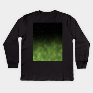 Khaki Galaxy Kids Long Sleeve T-Shirt